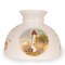 Aladdin Glass Oil Lamp Shade, 10 inch Base Fits Aladdin Non-Electric Fuel Lamps